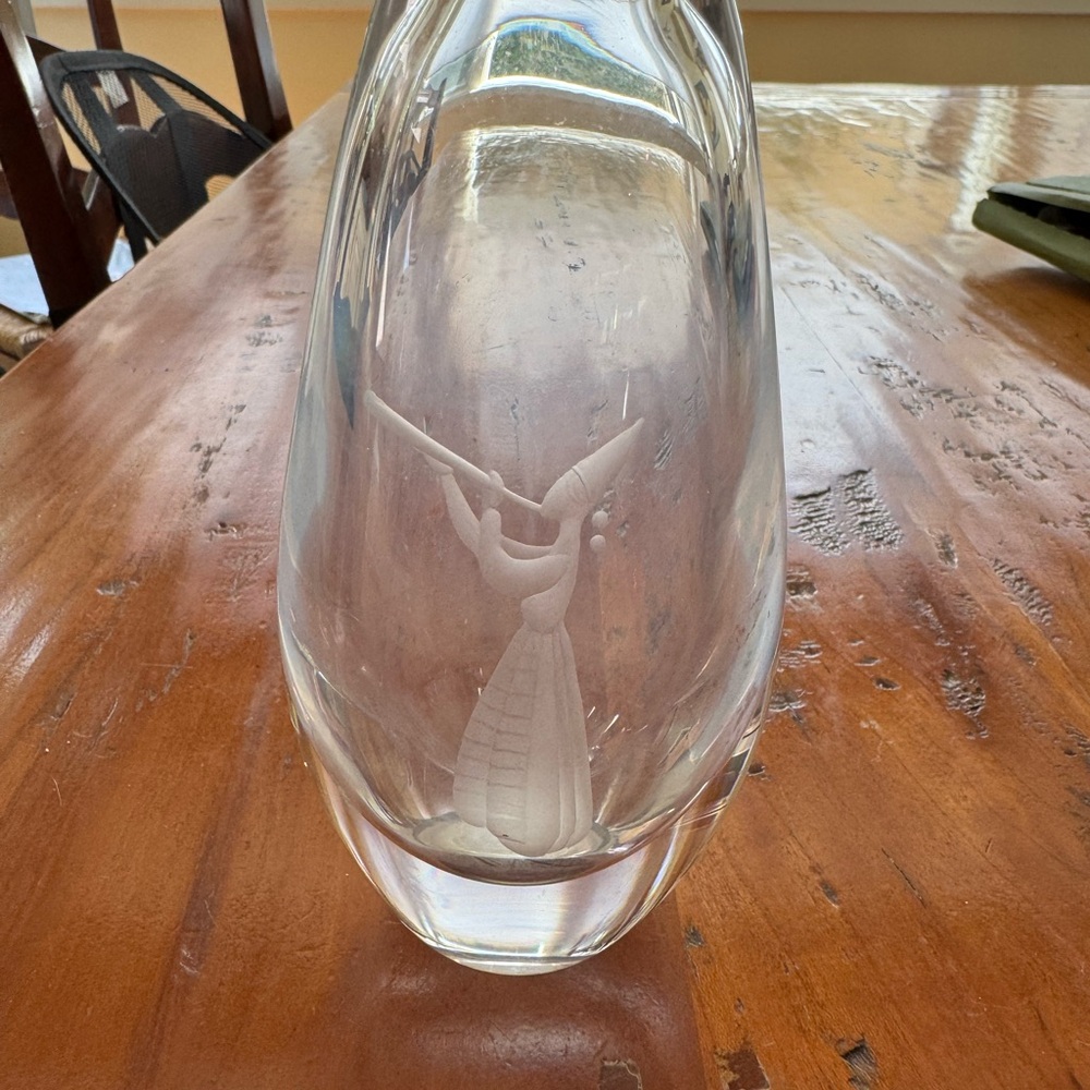 Kosta Czech Crystal bud vase